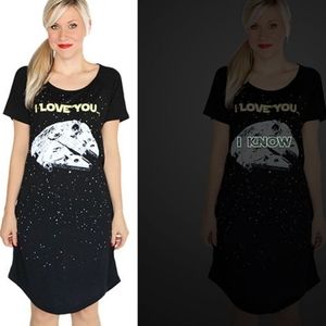 Star Wars Glow in the Dark Pajama Dress